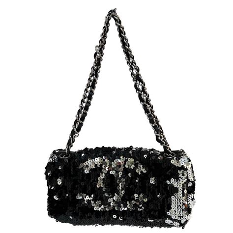 sac chanel sequins|chanel purse collection.